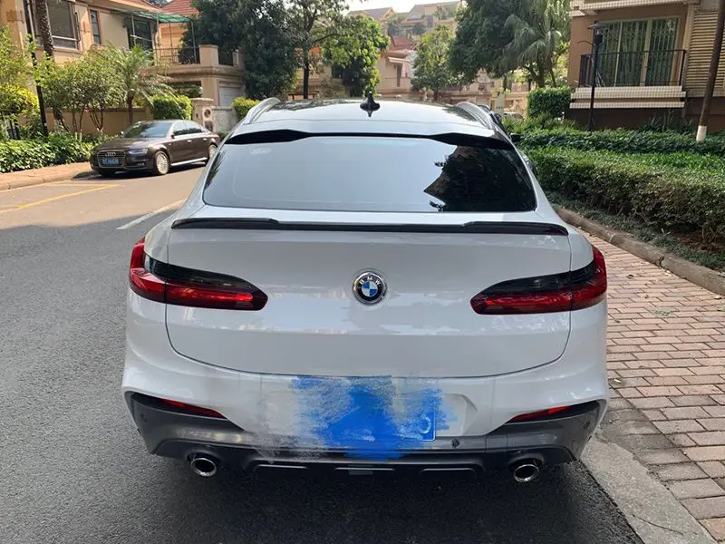 

for 19bmw BMW full new X4 G02 modified upgrade X4M CS P carbon fiber tail wing fixed wing