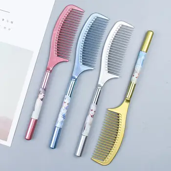 

Adeeing 0.5mm Gel Pen Comb Shaped Black Sign Pen Stationery d25