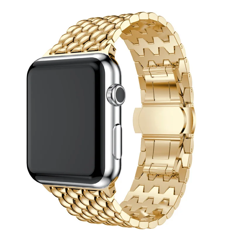 Металлические полосы для iphone 2 42 мм серия 3 1 iwatch ремни 44 мм 40 мм 38 мм apple watch аксессуары