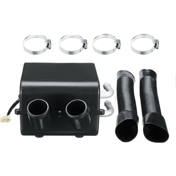 

12V Car Heater Water Heating Defroster A50663 Pure aluminum core Black