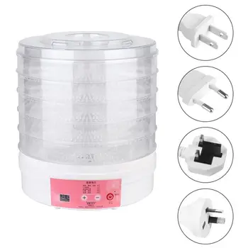 

28cm 5 Layer Intelligent Timing Electric Food Dehydrator Fruit Vegetable Drying Machine kitchen Accessories AAA High Quality