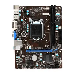 Для MSI H81M-P33 настольная материнская плата LGA 1150 DDR3 16GB USB2.0 USB3.0 100% протестирована в целости и сохранности