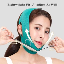 

Elastic Facial Massager Chin Cheek Slimming V Face Shaping Bandage Skin Care Tools Anti Wrinkle Face Thin Reduce Double Chin