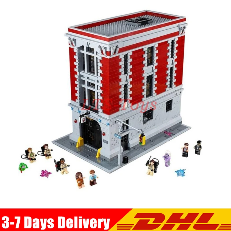 

DHL 4695Pcs Ghostbusters Blocks Firehouse Headquarters Model Building Kits Model Set Compatible 16001 75827