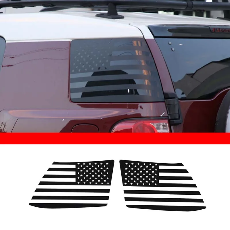 

2 шт., автомобильные наклейки на заднее стекло для Toyota FJ Cruiser 2007-2021