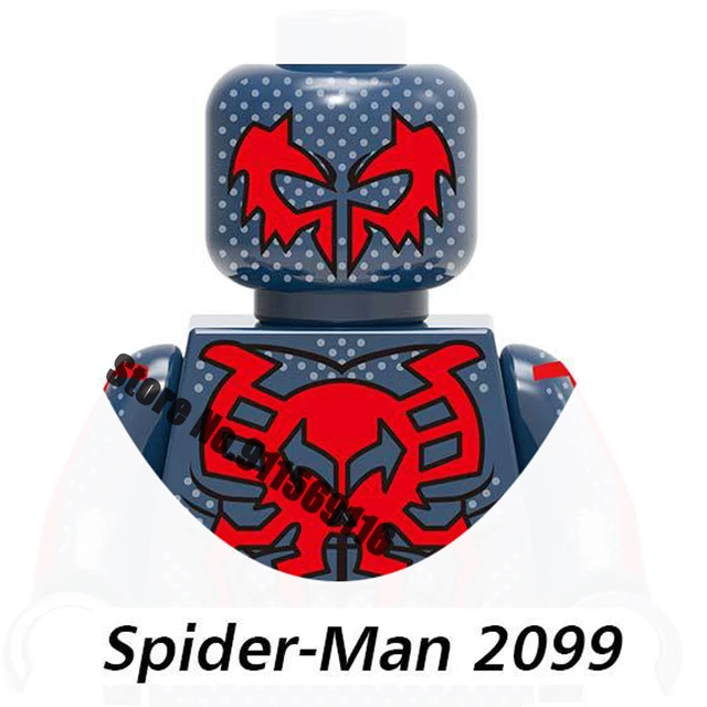 Superhero Spiderman Suit Building Blocks Bricks Mysterio Peter Parker Miles Morales Action Figures Kids Toys Christmas Gifts I-X1059