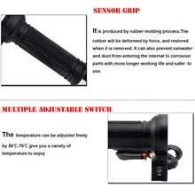 Запчасти для мотоциклов сменный руль аксессуары Универсальный черный 1 пара