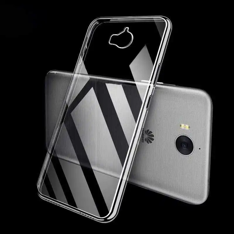 Joomer Ultra Thin Slim Clear Transparent Soft TPU 5.0&quotFor Huawei Y6 2017 Case For Cell Phone Cover |