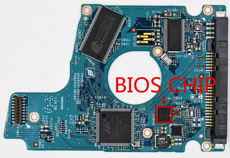 Placa de Circuito do Disco Rígido Toshiba G003250a Mudança para Sata Mq01abc150mq01abc100mq01ubd050 - Imagem 2