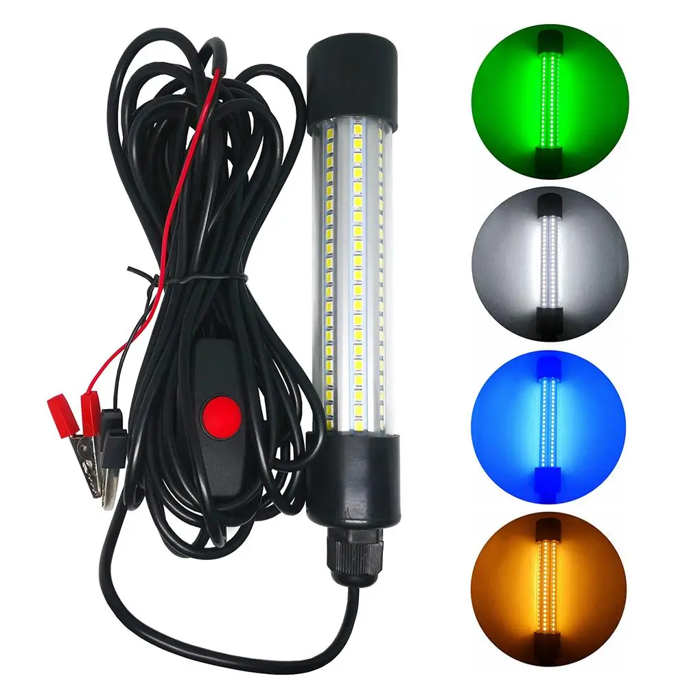 

12-24V 13W Fishing Light underwater led lights for ponds Attracting Fish LED Night Luring Lamps boat light Docks Fishing Tool