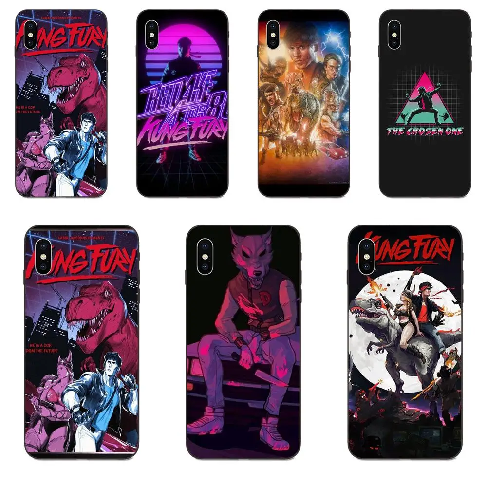 Мягкие чехлы для мобильных телефонов Apple iPhone 4 4S 5 5S SE 6 6S 7 8 11 Plus X XS Max XR Pro Kung Fury |