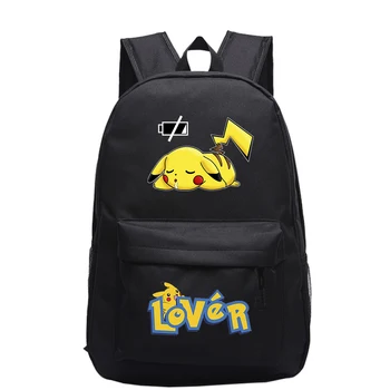 

Cute pikachu Backpack Women men Pokemon School Bags for Teenage Girls Mochila Men Laptop Backpack Kids Travel Rucksack Plecak