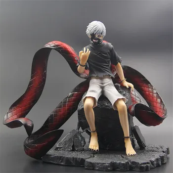 

Tokyo Ghoul The King Of The One-eyed Kaneki Ken Sitting Posture PVC Action Figure Collection Model Toy X2929