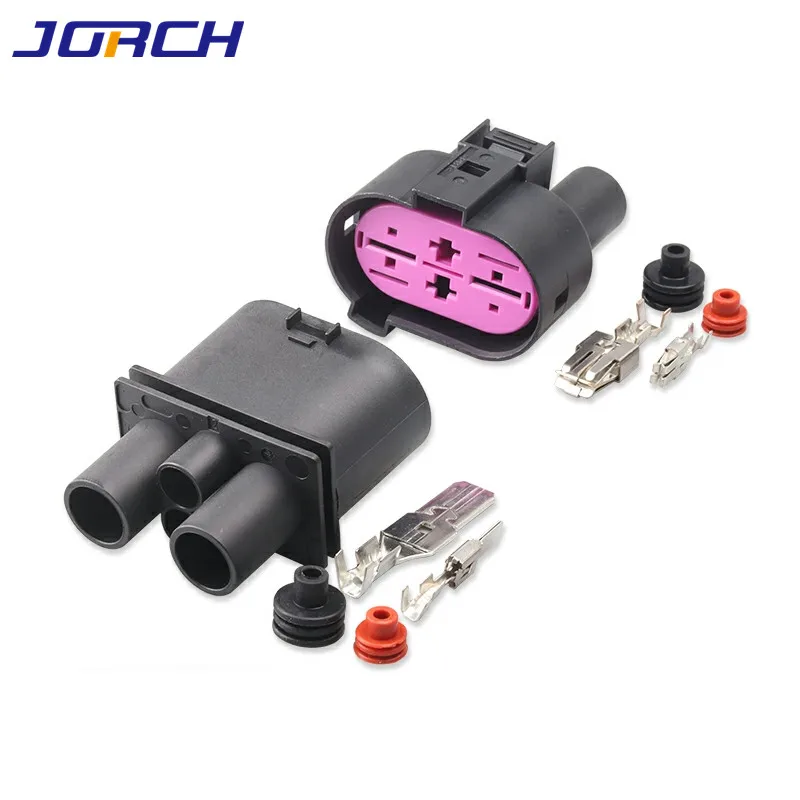 automóvel conector híbrido série macho fêmea habitação plug terminal para cabeça de fio impermeável