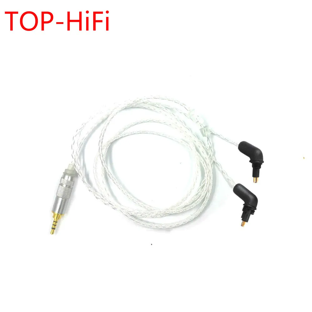 

Топ-Hi-Fi 3,5/2,5/4,4 сбалансированный 8Core с серебряным покрытием обновления кабель для наушников EX600 EX800 EX1000 EXK MDR-7550 наушники