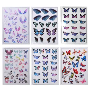 

6Pcs Butterfly Wing Resin Fillings Fairy Dragonfly Cicada Vivid Wing Pendant Earrings Resin Mold Fillers Jewelry Making