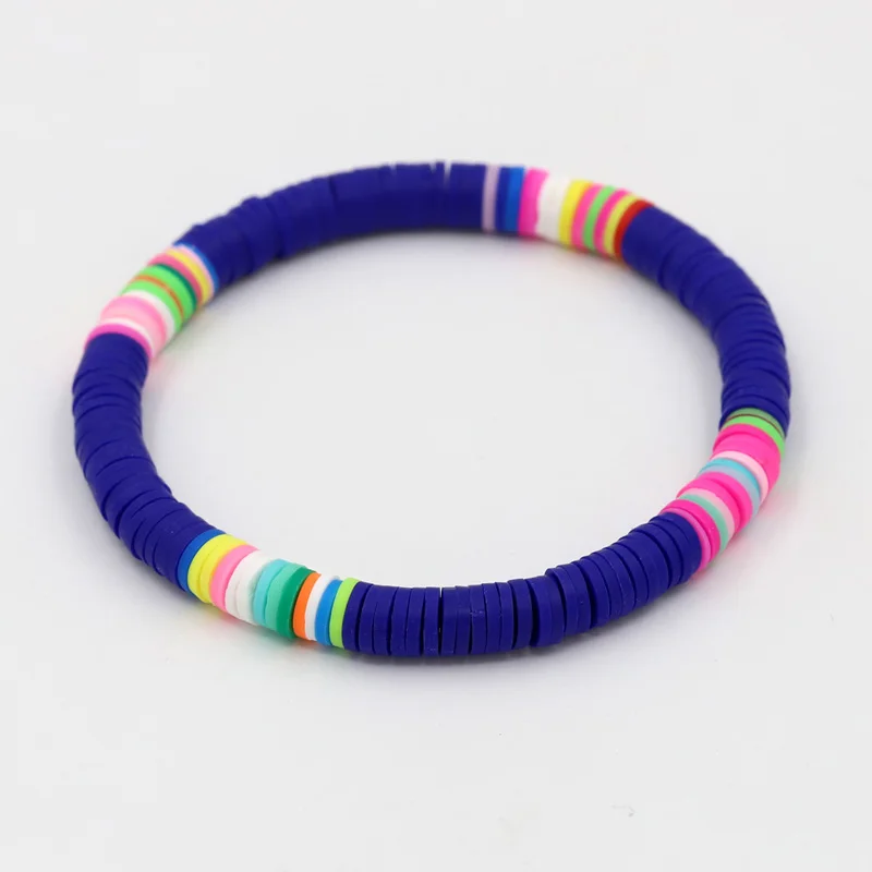 Combination Color Polymer Clay Wrist Jewelry Boho Bracelet - Image 6