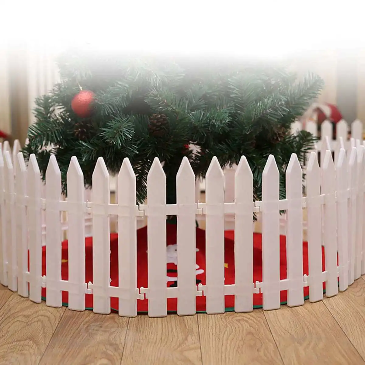 12 шт./компл. 30x12 см Decoractive деревянной изгородью и миниатюрный домашний сад Рождественская елка Свадебная вечеринка украшения