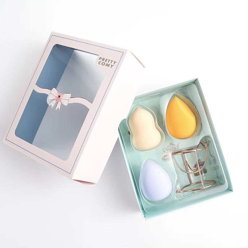 

Brand New Makeup Egg Cosmetic Egg Holder Non-latex Dry-wet Dual-use Powder Puff Cosmetic Puff Tools