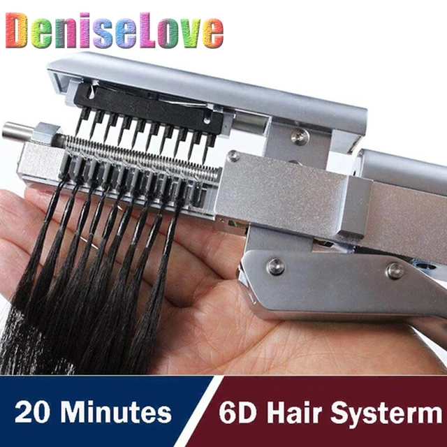 6D Hair Extension machine 6D hair extension connectors for salon equipment  Tools wholesale 6D Hair Extension hair 6D hair tools - AliExpress