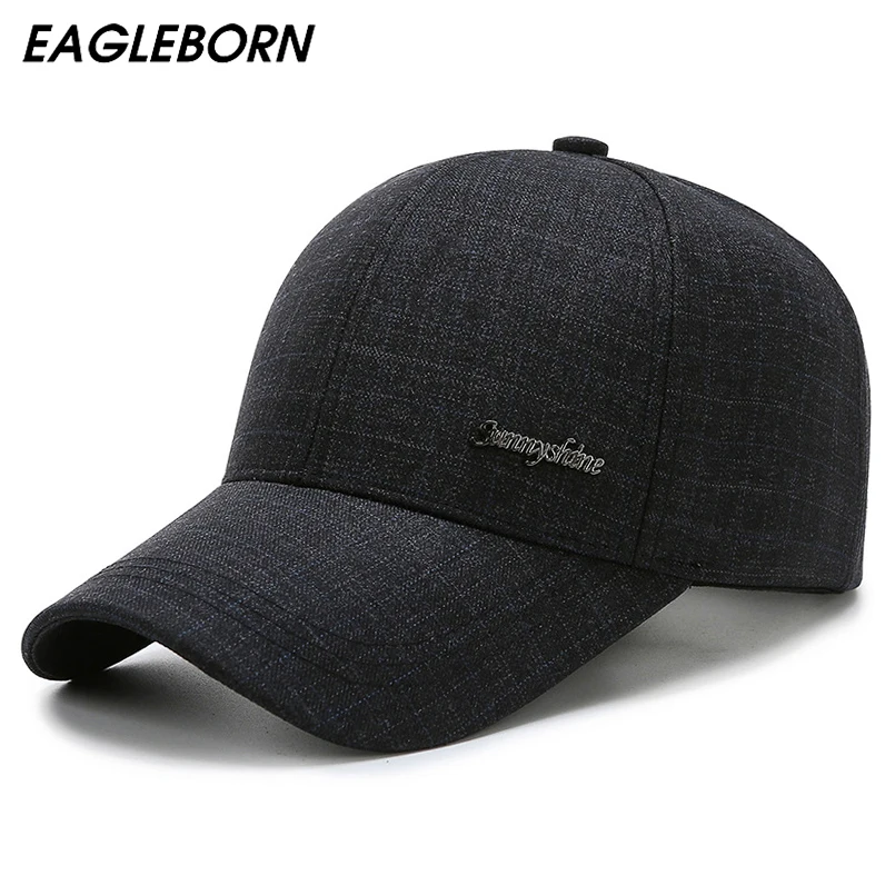 

New Dad Hats Middle-aged Casual Hat Cap Baseball Cap Simple Black Square Cap Spring Autumn Dad Hat Caps Daily Sunshade Hat Gift