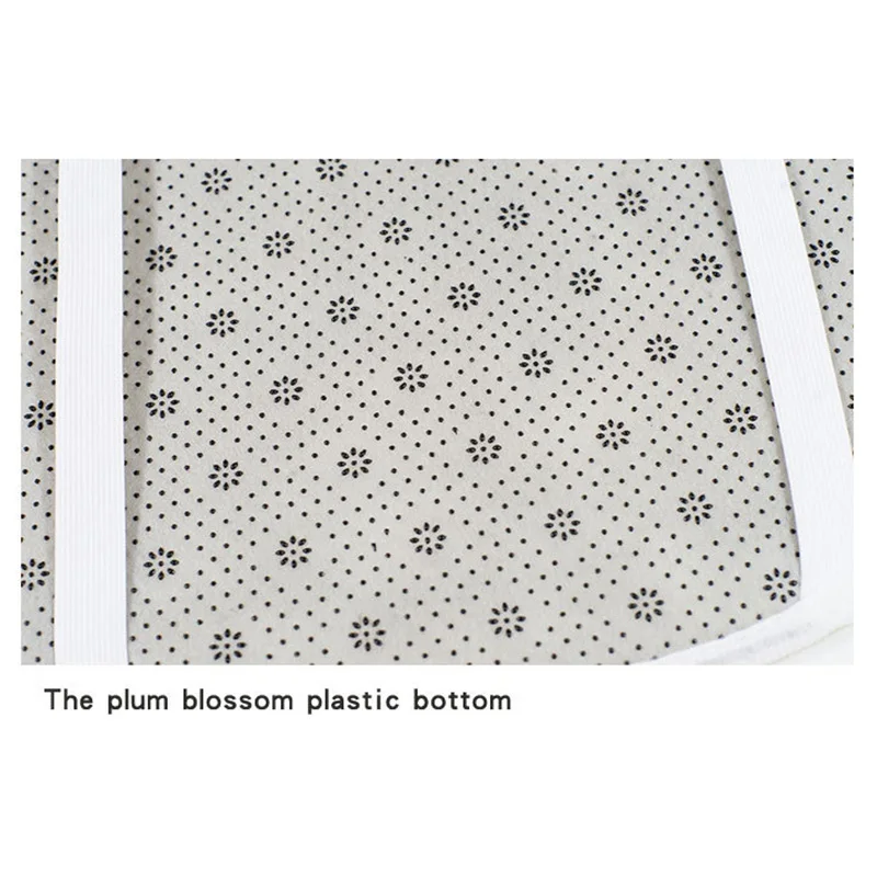 Crystal Horse Printed Toilet Floor Mat 4-Piece Bathroom Non-Slip Carpet Set