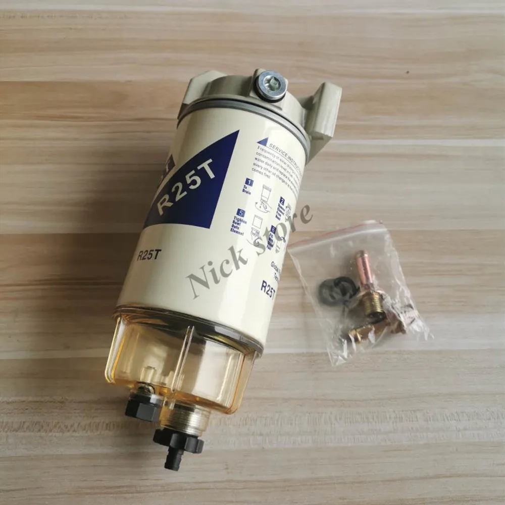 Fuel Filter R25T Spin-on Fuel Filter/Water Marine Separator Replaces Racor 320R-Rac-01 20386081 2044633 FS19778