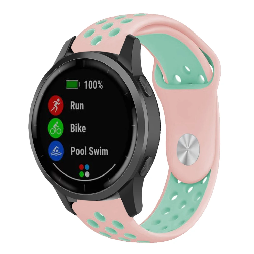 22 мм ремешок для часов Ремешок для Garmin Vivoactive 4/Galaxy Watch 46 мм Смарт-часы браслет спортивный браслет для gear S3 Frontier Correa