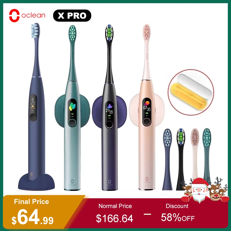 Электрическая зубная щетка глобальная версия Oclean X Pro с сенсорным экраном