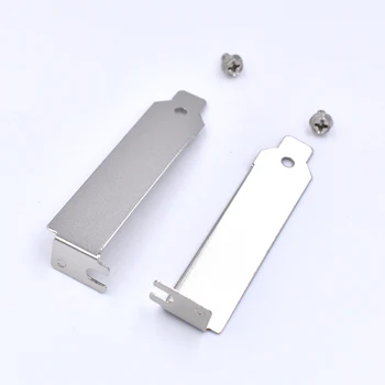 

2pcs/lot Low Profile Case ITX SFF Rear Slot PCI Bracket 2U Blank Filler Cover Plate with Screw