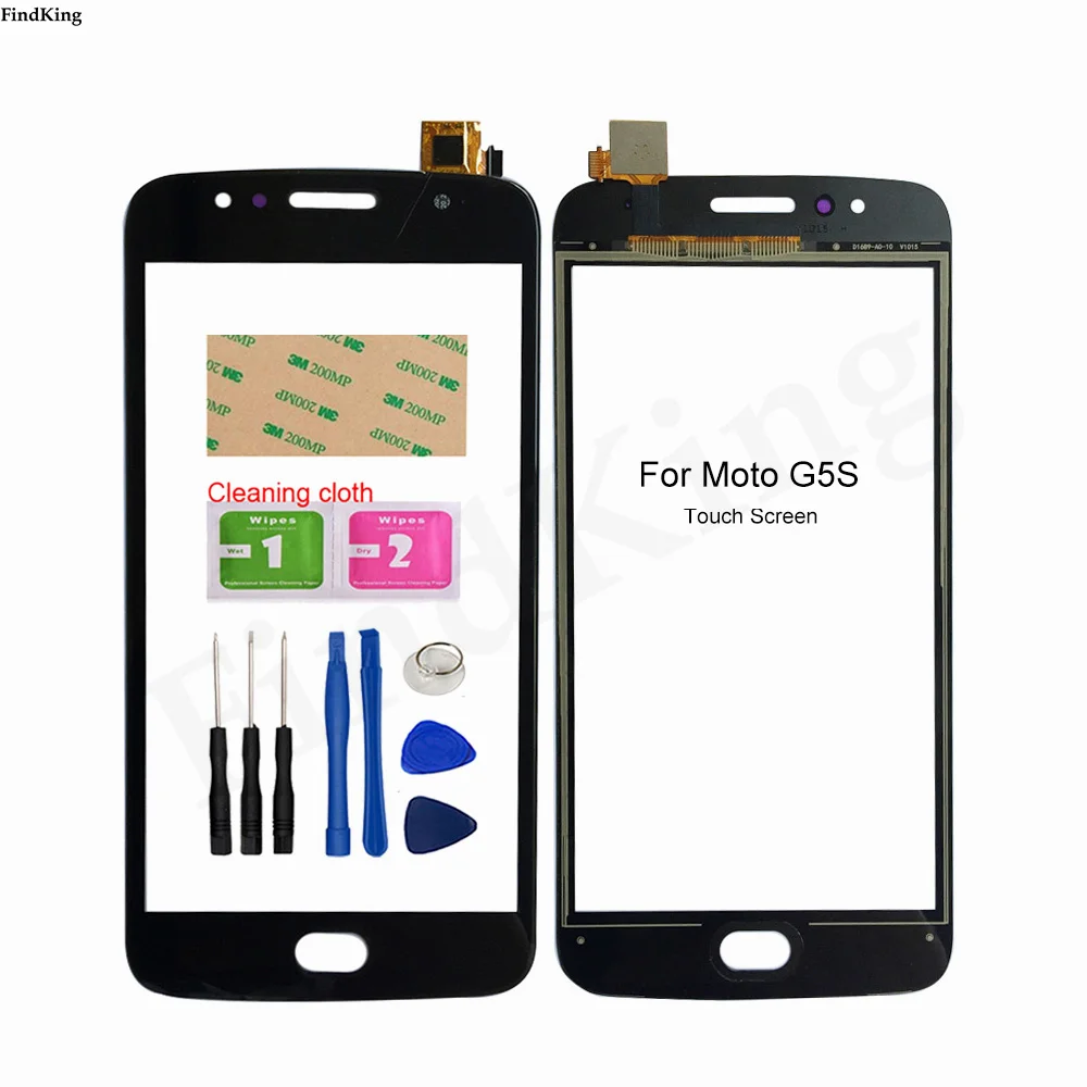 Сенсорный экран для Motorola Moto G5S XT1791 XT1792 XT1794 XT1795 XT1797 сенсорный передняя стеклянная