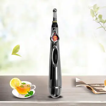 

Electric Acupuncture Point Massage Pen Pain Relief Therapy Electronic Meridian Energy Pen Massage Body Head Neck Leg new sell