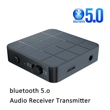 

Bluetooth 5.0 Audio Receiver Transmitter 2 IN 1 RCA 3.5MM 3.5 AUX Jack USB Music Stereo Wireless Adapters For Car TV MP3 PC
