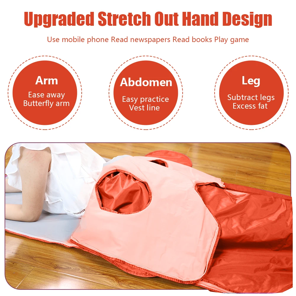 EU US Stock Sauna Blanket Hand-reachable Design Digital Thermal Body Shaper For Weight Loss and Fitness