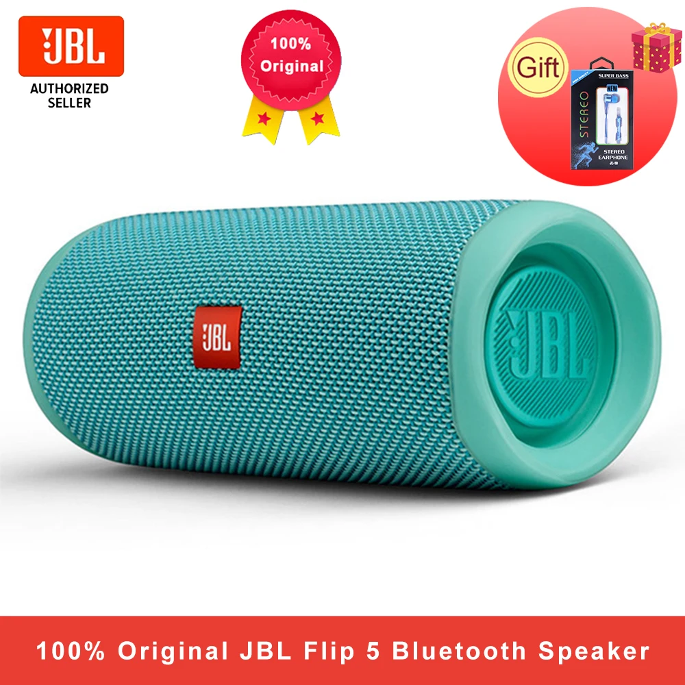 Bluetooth-Колонка JBL Flip 5 портативная Водонепроницаемая IPX7 | Электроника