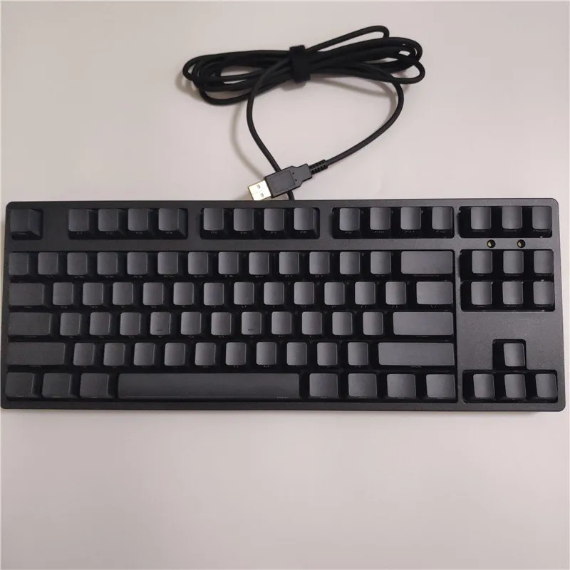 C87 cherry mx Тихая красная механическая клавиатура игровые клавиатуры TKL 87 IKBC боковая