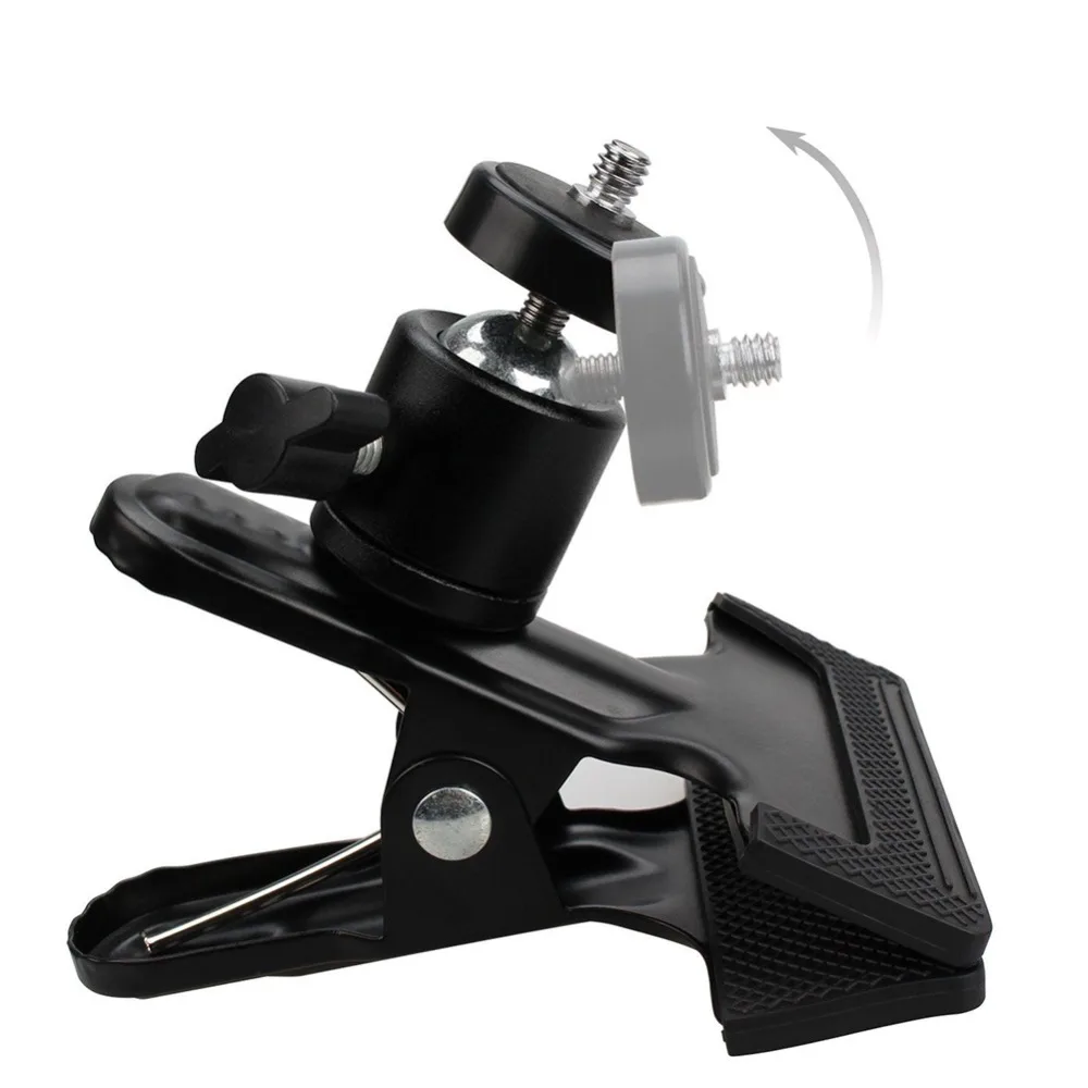 New 360-degree rotating ball holder 1/4" tripod mount for GoPro Hero for Sjcam for EKEN for Xiaomi action camera