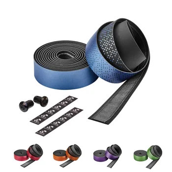 

Ciclovation Bicycle Handlebar Tape Advanced Bar Tape with Leather Touch Shinning Metallic Road Bike Tape Gel Wrap Accessories