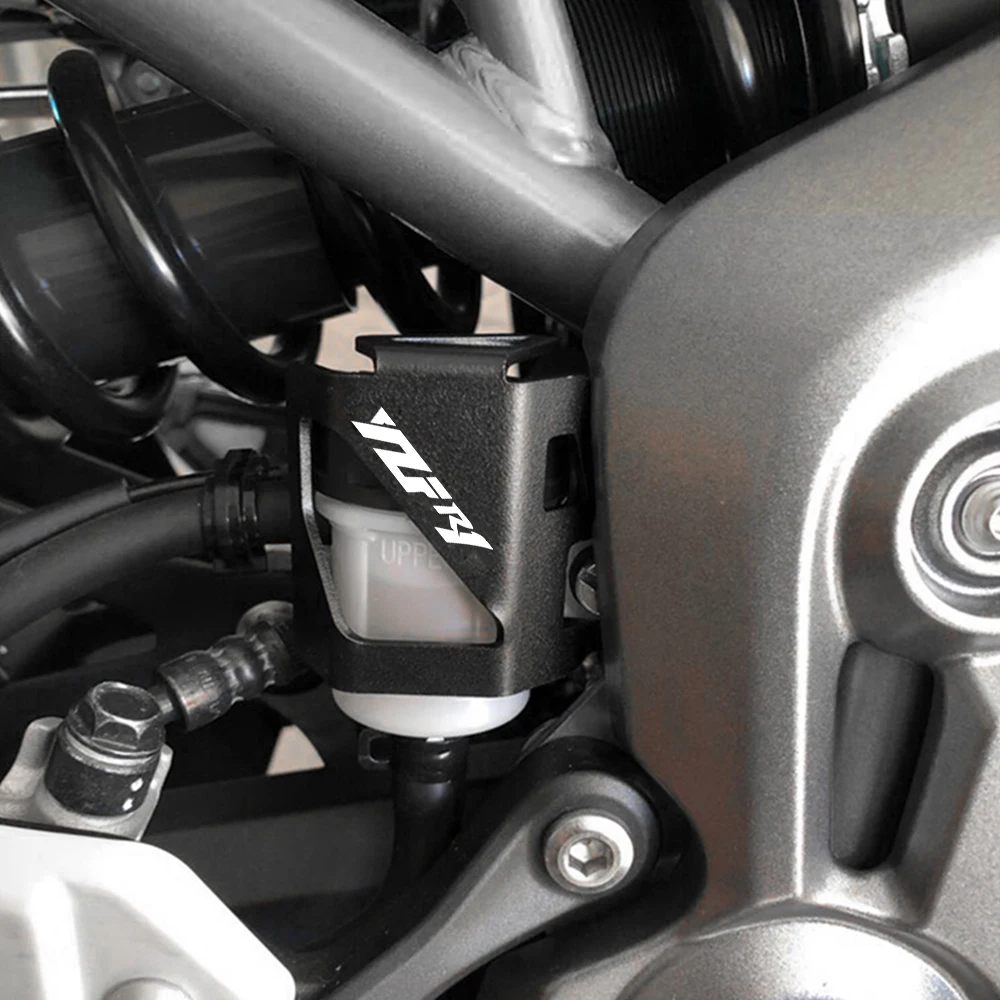 For yamaha YZF R1 YZFR1 YZF-R1M R1M 1998-2021 2019 2020 Motorcycle CNC Rear Brake Fluid Reservoir Cap Cover Guard Protector Part