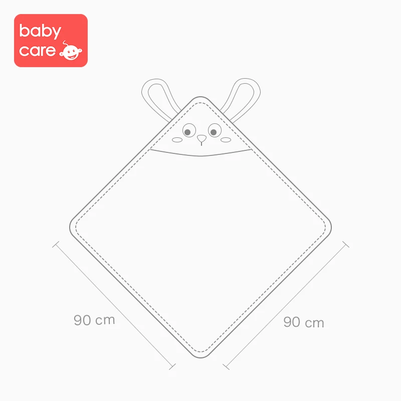 Babycare 90*90 см хлопковое осенне-зимнее детское одеяло с покрытием для новорожденных