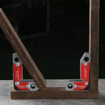 

Soldering DIY Holder Silver Black Strong Magnetic NdFeB Multi Angle Positioner Magnetic Locator Welding Locator Portable