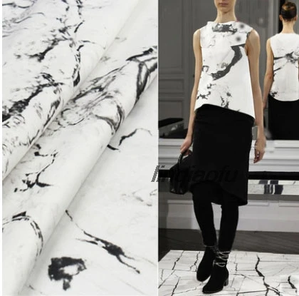 Текстура каменная текстура печатная ткань микро-эластичный пространство хлопок печать одежда платье фоновая ткань