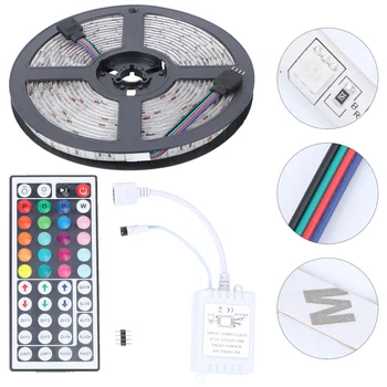 

1pc RGB Color Changing SMD5050 300 LEDs Light Strip Kit DC 12V 5A Power Supply Strip Light