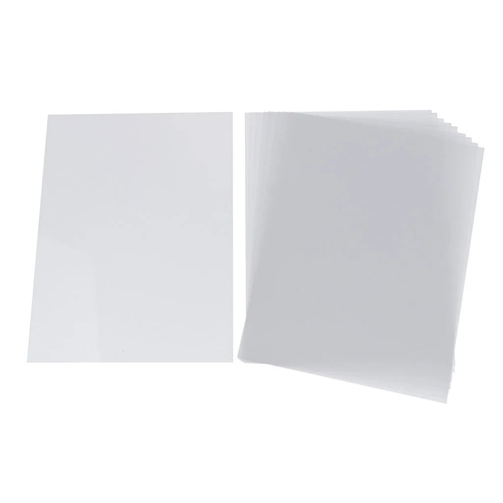 10pcs Half Transparent Shrink Film Sheets Shrinkable Paper Craft Fine Polish for Jewelry Making Supplies DIY Keyring Decor 10pcs Half Transparent Shrink Film Sheets Shrinkable Paper Craft Fine Polish for Jewelry Making Supplies DIY Keyring Decor