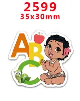 Кабошоны 30 шт мультфильм плоское украшение из смолы pr 2973 - Цвет: 2599