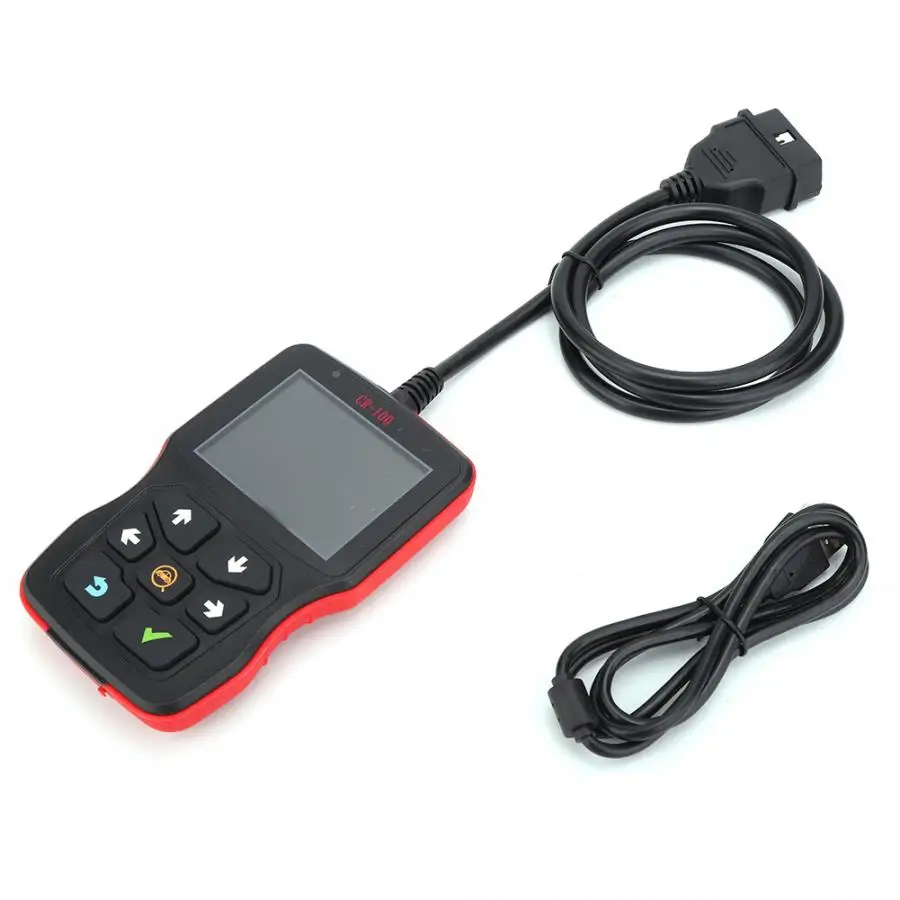CR-100 CR100 OBDII EOBD считыватель кодов, детектор неисправностей автомобиля, тестер, инструмент для ремонта, адаптер, автоматический диагностический инструмент, тестер тормозной жидкости