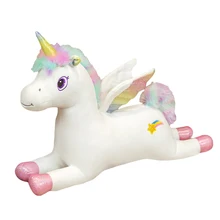 

Кукла единорог Simulation eenhoorn unicorn cartoon plush pillow hand-made home decoration gift anti-extrusion washable sofa cush