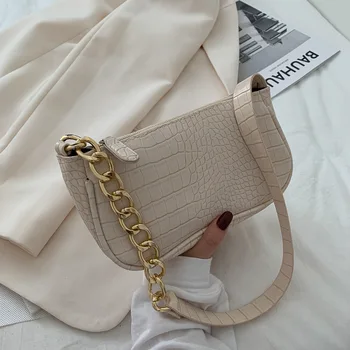 

Textured portable small bag female 2020 new Korean casual simple shoulder messenger bag stone pattern armpit bag