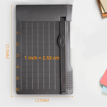 

A5 Paper Trimmer 1-6 Inch Photo Paper Guillotine Built-In Ruler Paper Cutter Universal Office School Stationery Cutting Supplies