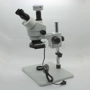 

Binocular continuous zoom trinocular microscope 7-90 times 16 million HDMI HD camera mobile phone motherboard repair